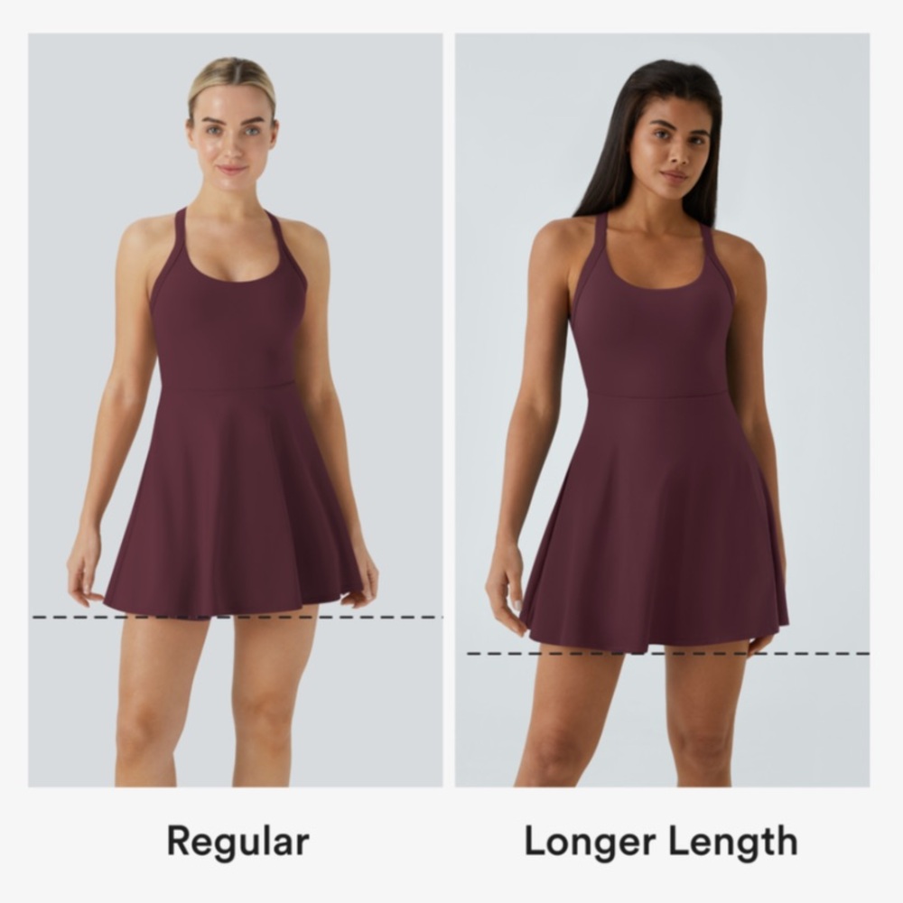 NWT HALARA Backless Twist Dance Active Dress - Easy Peezy sz XL - Picture 11 of 11